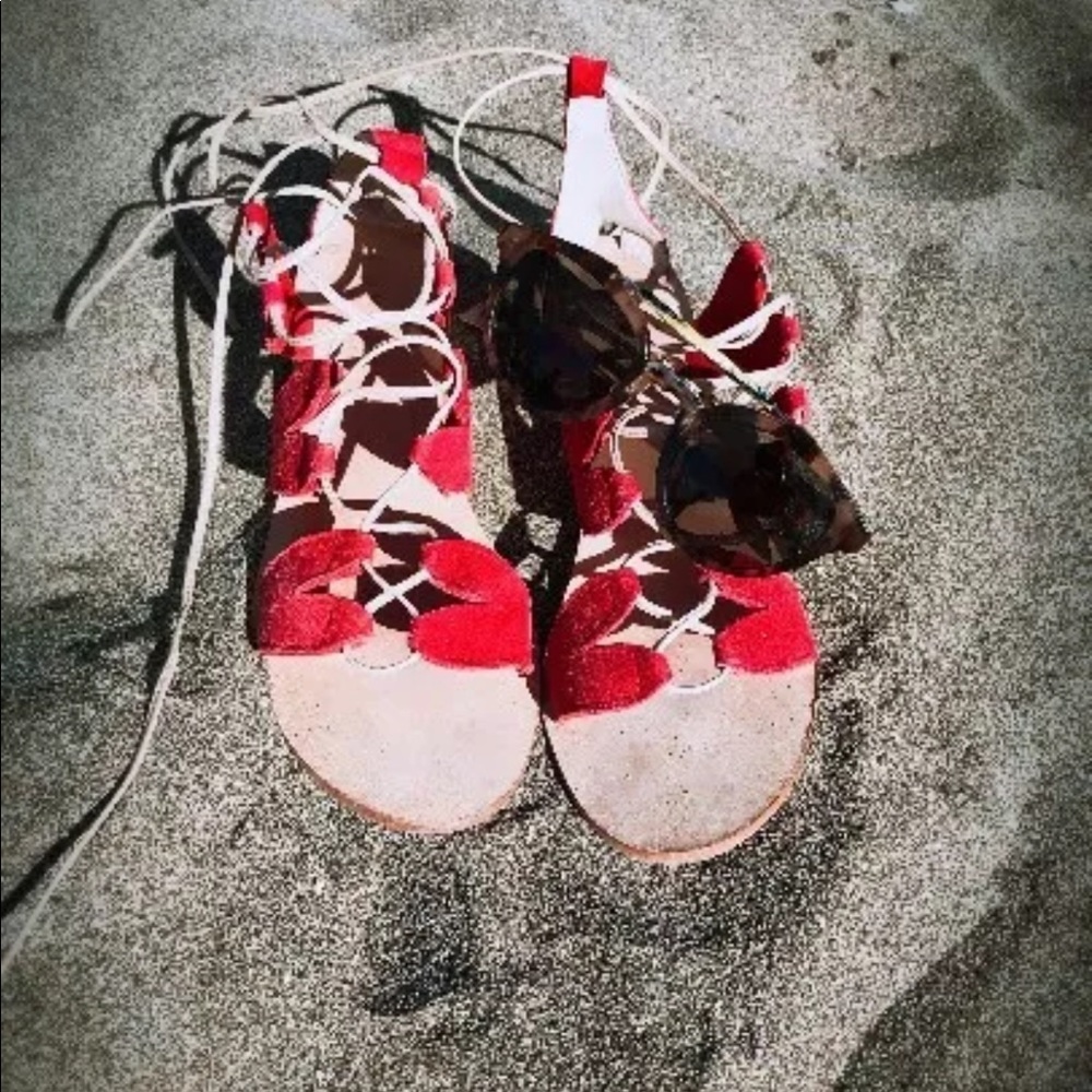 Orange Hudson Vintage Crystal Tortoise Sunglasses